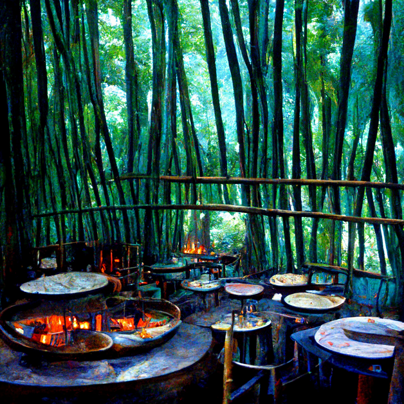Nixesbojong_restaurant_in_bamboo_forest_side_of_a_hill_with_bal_ddb5f49f-7f0d-4f5a-8b7a-7be17fe65776.png
