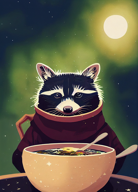 7uz8_Raccoon_eating_soup_painted_illustration_coloured_pastel_c_cf637db4-90be-45da-9b2d-7ba60007211a.png