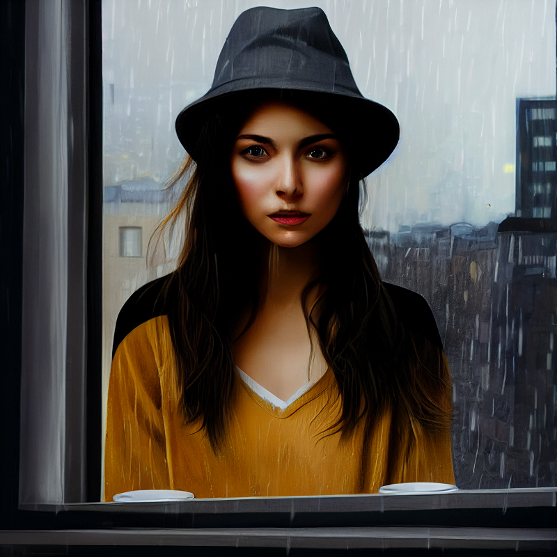 Adema_a_beautiful_brunette_woman_wearing_a_fashion_hat_eating_n_9fc90d86-43a0-4db3-baa1-f2ee9e7b34bb.png