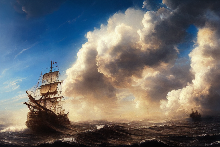 Fen_puffy_white_clouds_and_blue_sky_a_lone_majestic_pirate_ship_a198da2d-ce07-4325-abec-68b3da3a1793.png