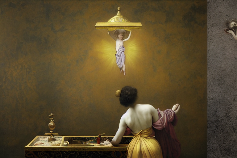 Thong_Nguyen_religious_painting_of_a_levitating_sponge_mechanic_6af3881d-884c-474d-a6e1-002071f2b539.png