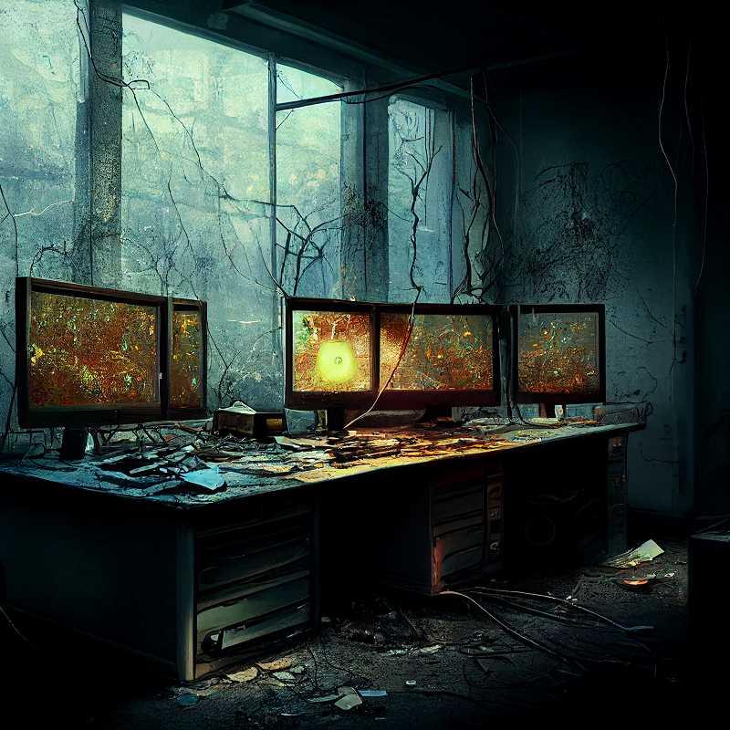 hogejo_inside_an_abandoned_office_multiple_monitors_one_desk_in_e5554ce7-ff73-4192-a468-4693f17285b7.png