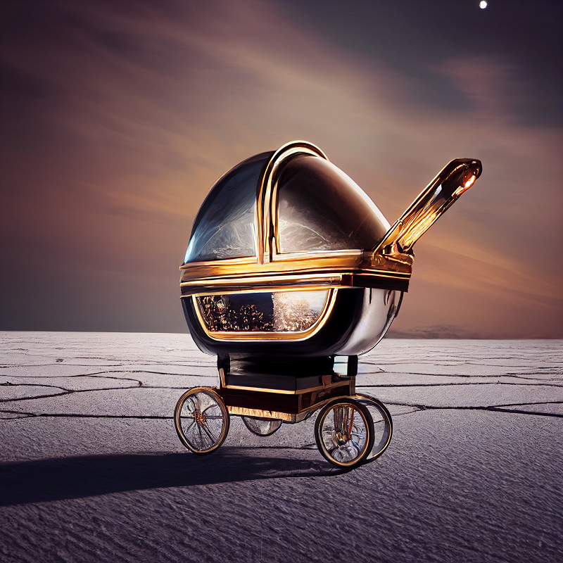 janc_giant_oversized_baby_carriage_on_a_salt_flat_hyper_maximal_3c9fb51c-8ee6-4a53-a6bf-81d02ee98751.png