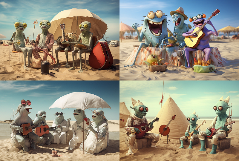 AI_NOW_five_ugly_aliens_sitting_in_the_sandy_beach_around_a_ten_be8bad79-012a-41bb-978b-4b89b647ef53.png