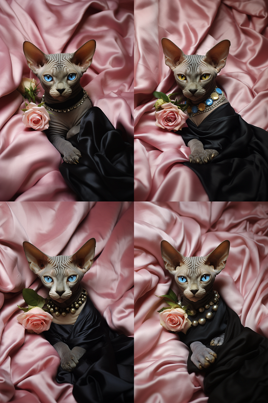 orlandogrech_black_sphynx_cat_lying_on_a_bed_spiritcore_1c6b226d-f98c-4576-928f-95acebbf392f.png