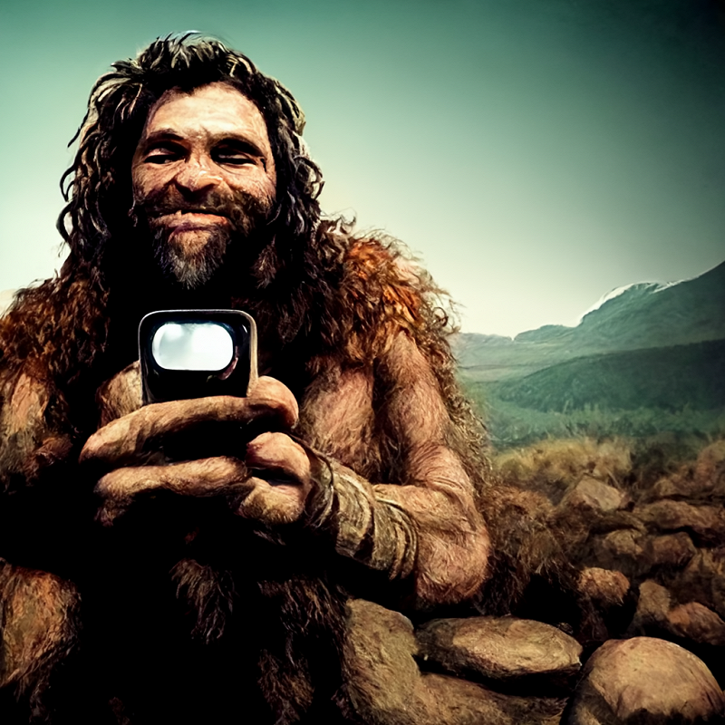 Ryan_Cheney_caveman_taking_a_selfie_with_an_iPhone_9bc7ae57-a6f4-438a-9984-43933d8122d4.png