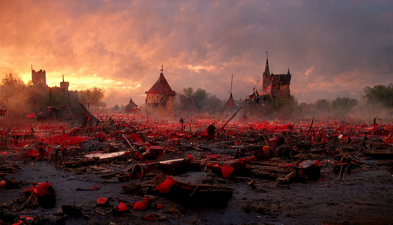 mangesalt_medieval_battlefield_aftermath_with_red_sky_3d_render_bd5b51ac-efc8-41ad-96d4-80f44283c4de.png